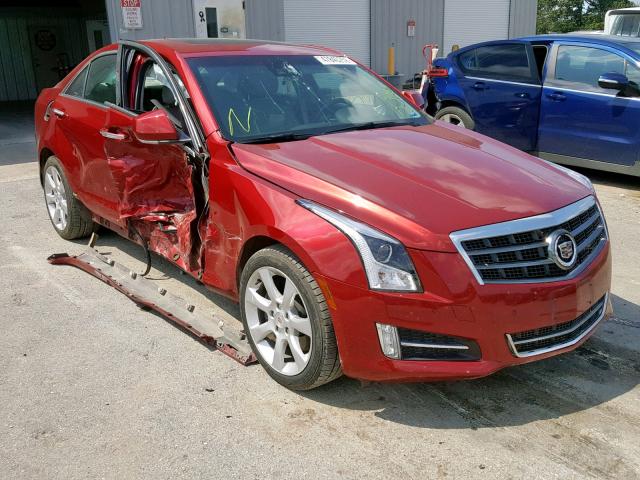 1G6AJ5S33D0133270 - 2013 CADILLAC ATS PERFOR RED photo 1