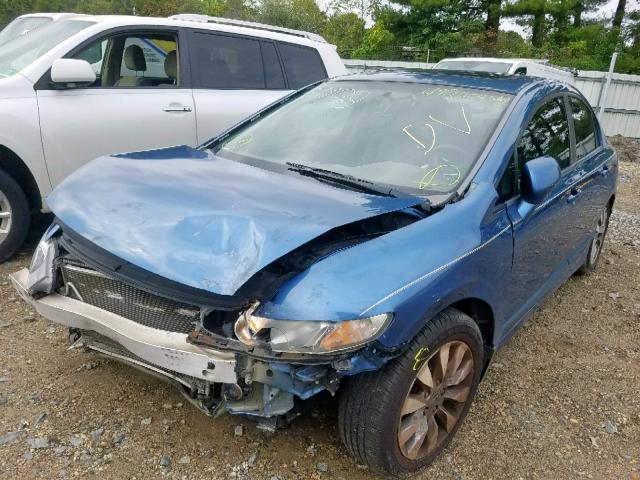 19XFA16939E014448 - 2009 HONDA CIVIC EXL 蓝色 照片 2