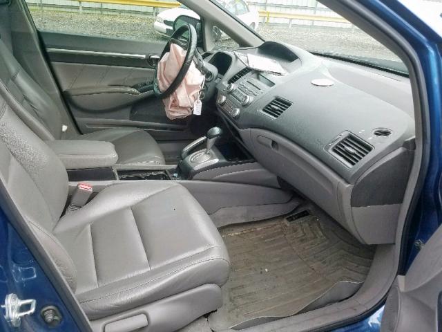 19XFA16939E014448 - 2009 HONDA CIVIC EXL 蓝色 照片 5