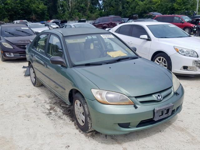 2HGES16384H626681 - 2004 HONDA CIVIC DX V GREEN photo 1