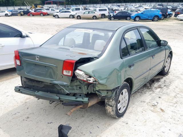 2HGES16384H626681 - 2004 HONDA CIVIC DX V GREEN photo 4