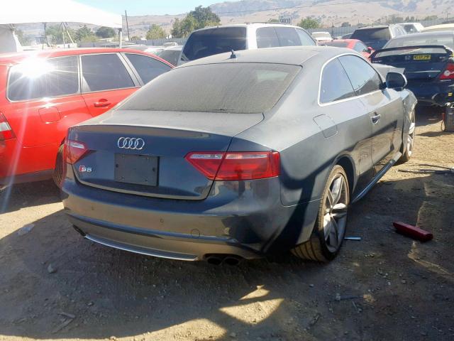 WAURV78T89A015110 - 2009 AUDI S5 QUATTRO GRAY photo 4