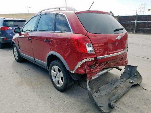 3GNAL2EK1DS593049 - 2013 CHEVROLET CAPTIVA LS 红色 照片 3