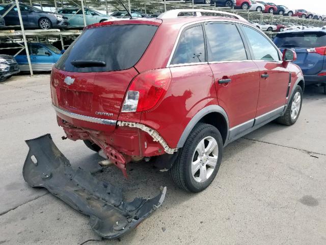 3GNAL2EK1DS593049 - 2013 CHEVROLET CAPTIVA LS 红色 照片 4
