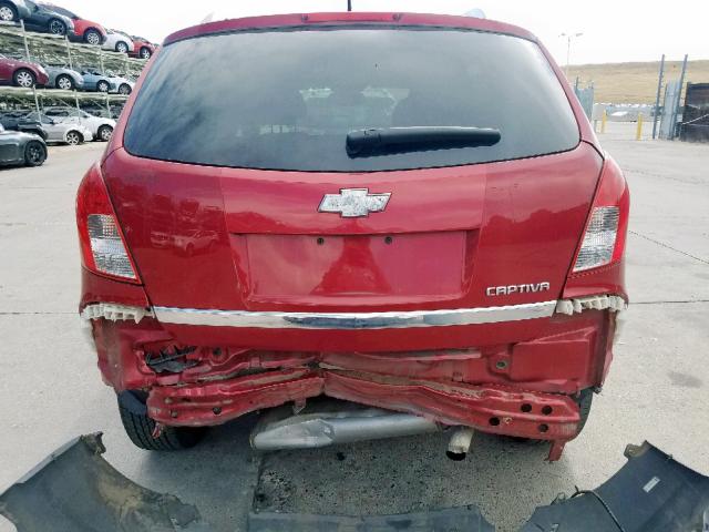 3GNAL2EK1DS593049 - 2013 CHEVROLET CAPTIVA LS 红色 照片 9