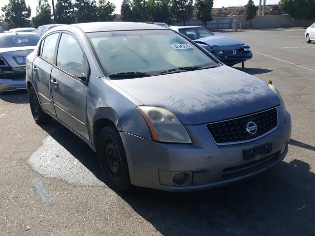 3N1AB61E38L727582 - 2008 NISSAN SENTRA 2.0 SILVER photo 1