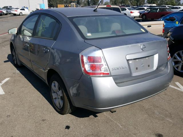 3N1AB61E38L727582 - 2008 NISSAN SENTRA 2.0 SILVER photo 3