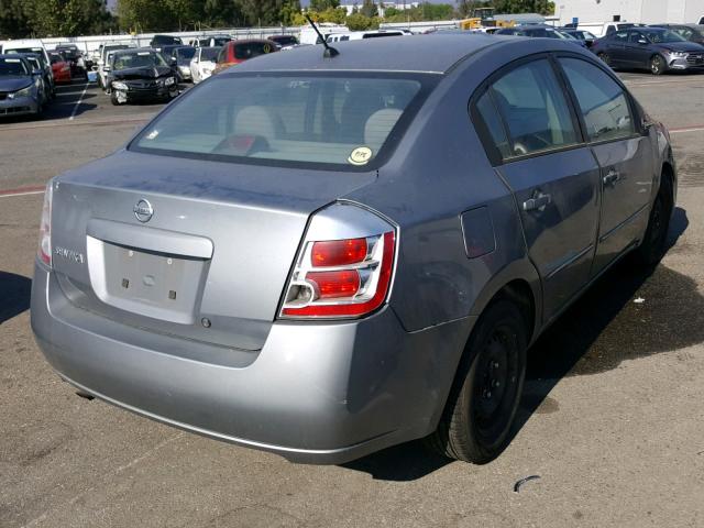 3N1AB61E38L727582 - 2008 NISSAN SENTRA 2.0 SILVER photo 4