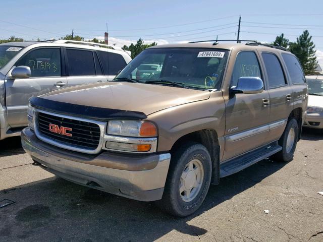 1GKEK13Z93J296610 - 2003 GMC YUKON TAN photo 2