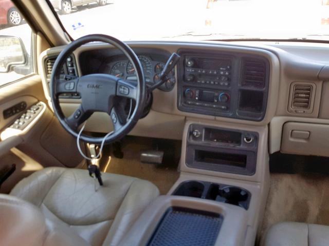 1GKEK13Z93J296610 - 2003 GMC YUKON TAN photo 9