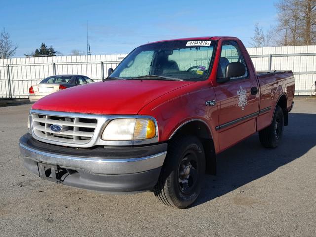 1FTZF1729XKA04033 - 1999 FORD F150 RED photo 2