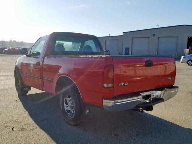 1FTZF1729XKA04033 - 1999 FORD F150 RED photo 3