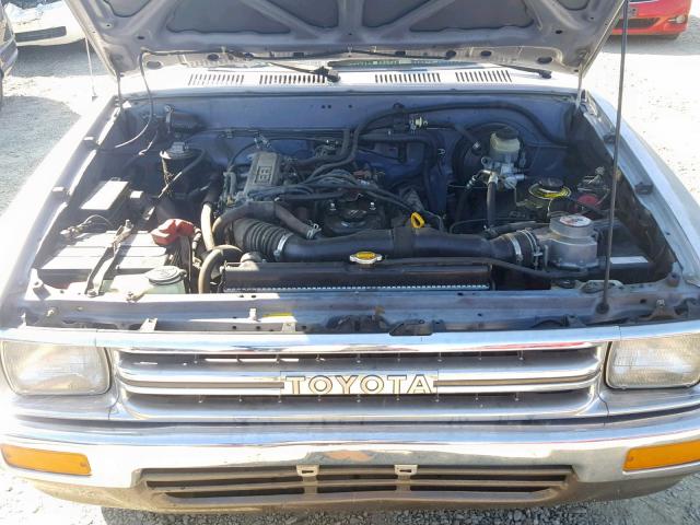 JT4RN81P8M5124206 - 1991 TOYOTA PICKUP 1/2 BLUE photo 7