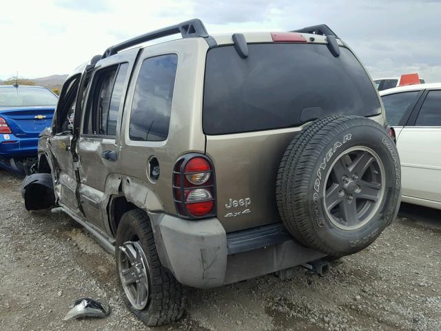 1J8GL38K55W561627 - 2005 JEEP LIBERTY RE BROWN photo 3