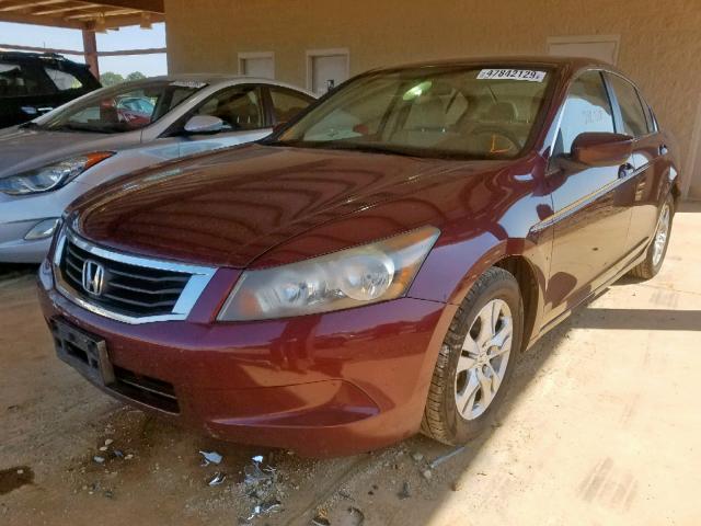 1HGCP26409A091083 - 2009 HONDA ACCORD LXP MAROON photo 2