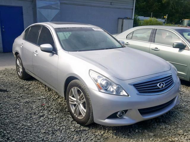 JN1CV6AR4DM750792 - 2013 INFINITI G37 SILVER photo 1