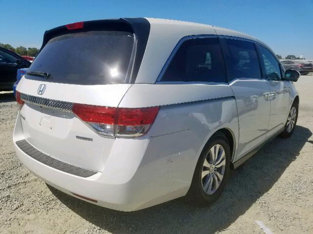 5FNRL5H38GB130372 - 2016 HONDA ODYSSEY SE WHITE photo 4