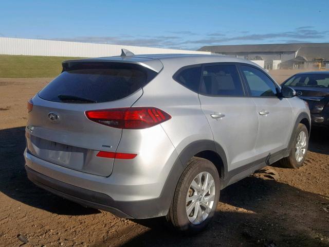 KM8J2CA41KU855315 - 2019 HYUNDAI TUCSON SE SILVER photo 4