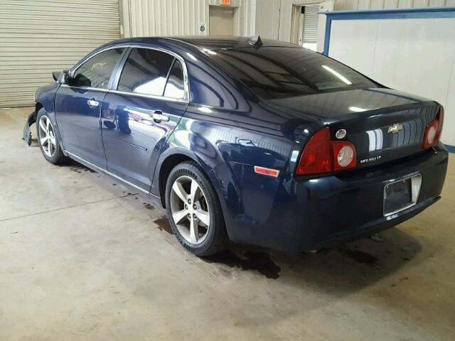 1G1ZC5E07CF271281 - 2012 CHEVROLET MALIBU 1LT BLUE photo 3