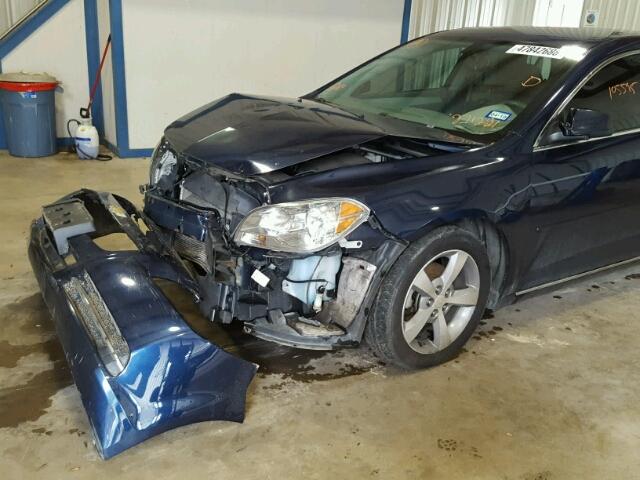 1G1ZC5E07CF271281 - 2012 CHEVROLET MALIBU 1LT BLUE photo 9