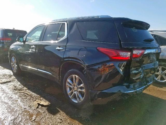 1GNEVKKW8JJ233437 - 2018 CHEVROLET TRAVERSE H BLACK photo 3