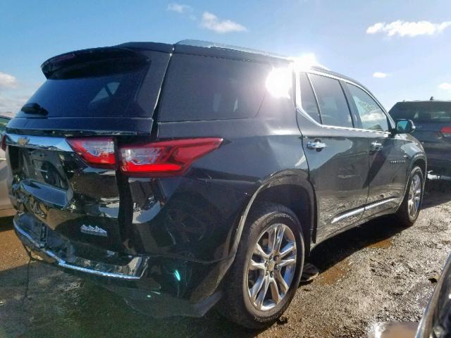 1GNEVKKW8JJ233437 - 2018 CHEVROLET TRAVERSE H BLACK photo 4