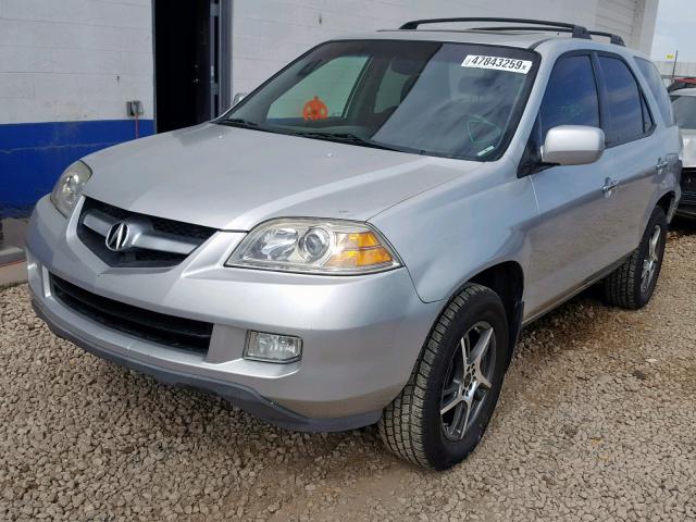 2HNYD18886H541741 - 2006 ACURA MDX TOURIN SILVER photo 2