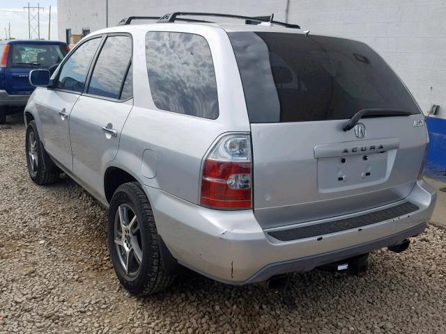 2HNYD18886H541741 - 2006 ACURA MDX TOURIN SILVER photo 3