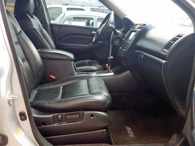 2HNYD18886H541741 - 2006 ACURA MDX TOURIN SILVER photo 5