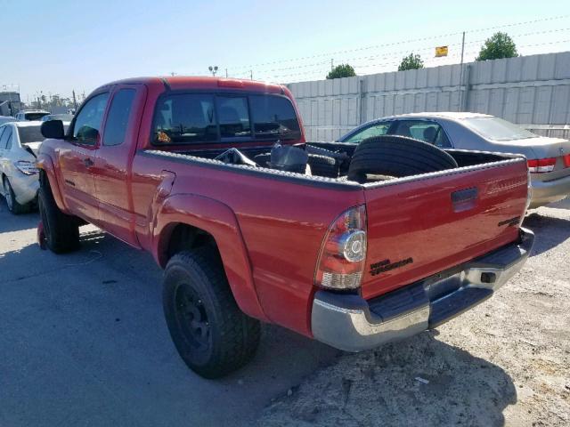 5TFTX4GN2DX019664 - 2013 TOYOTA TACOMA PRE RED photo 3