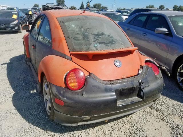 3VWCC21C0XM443181 - 1999 VOLKSWAGEN NEW BEETLE ორფეროვანი ფოტო 3