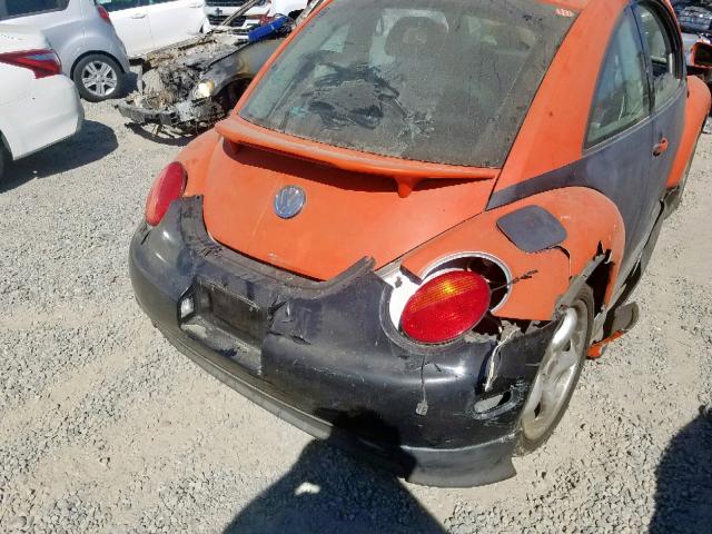 3VWCC21C0XM443181 - 1999 VOLKSWAGEN NEW BEETLE ორფეროვანი ფოტო 9