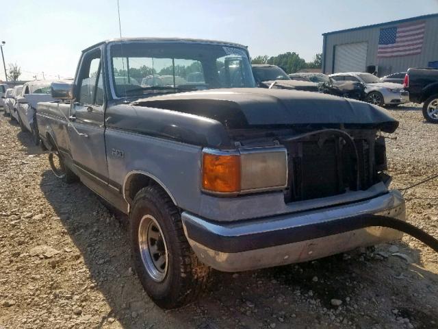 1FTDF15N5MNA33644 - 1991 FORD F150 BLACK photo 1