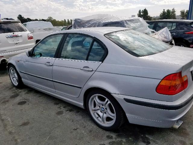 WBAEV53482KM23433 - 2002 BMW 330 I GRAY photo 3