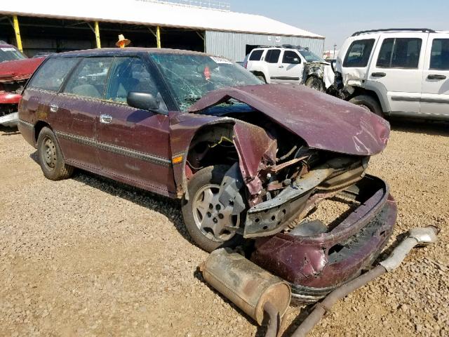 4S3BJ633XP9956588 - 1993 SUBARU LEGACY L MAROON photo 1