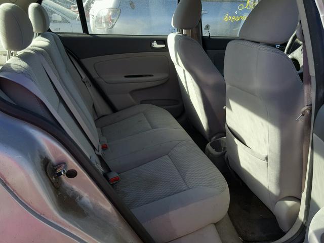 1G1AL58F377135842 - 2007 CHEVROLET COBALT LT SILVER photo 6