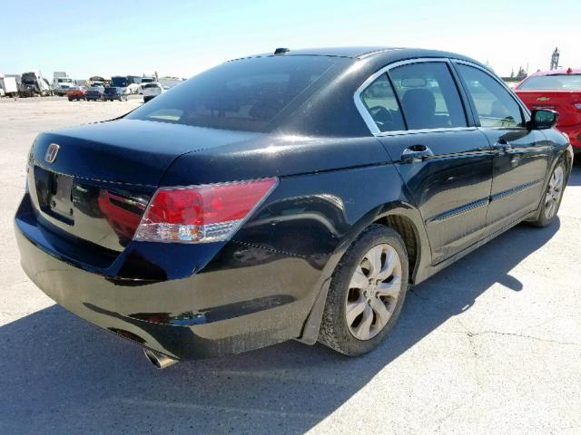 1HGCP2F88AA037912 - 2010 HONDA ACCORD EXL BLACK photo 4