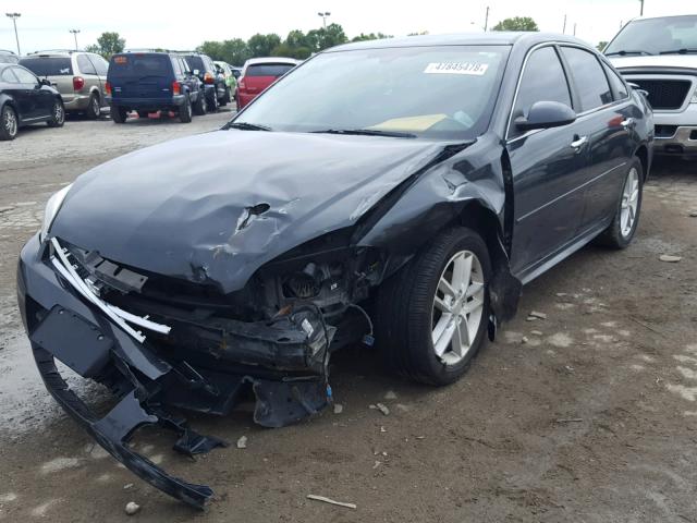 2G1WC5E38E1147740 - 2014 CHEVROLET IMPALA LIM BLACK photo 2