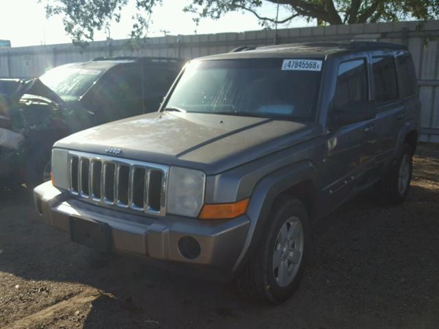 1J8HH48K77C636974 - 2007 JEEP COMMANDER CHARCOAL photo 2