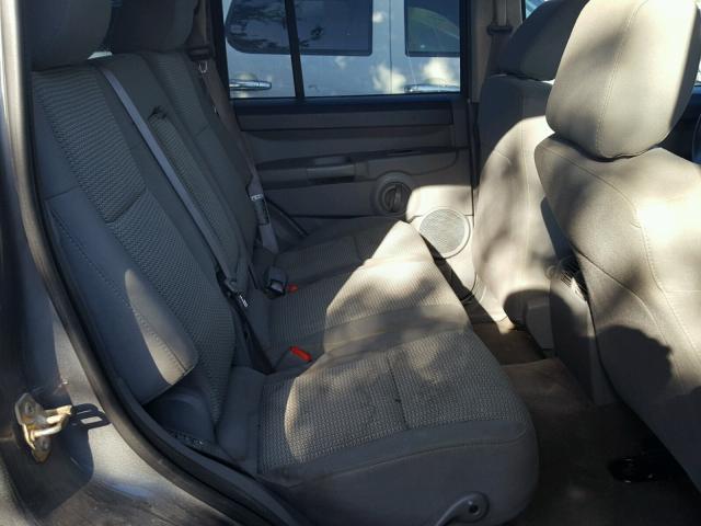 1J8HH48K77C636974 - 2007 JEEP COMMANDER CHARCOAL photo 6