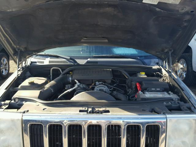 1J8HH48K77C636974 - 2007 JEEP COMMANDER CHARCOAL photo 7