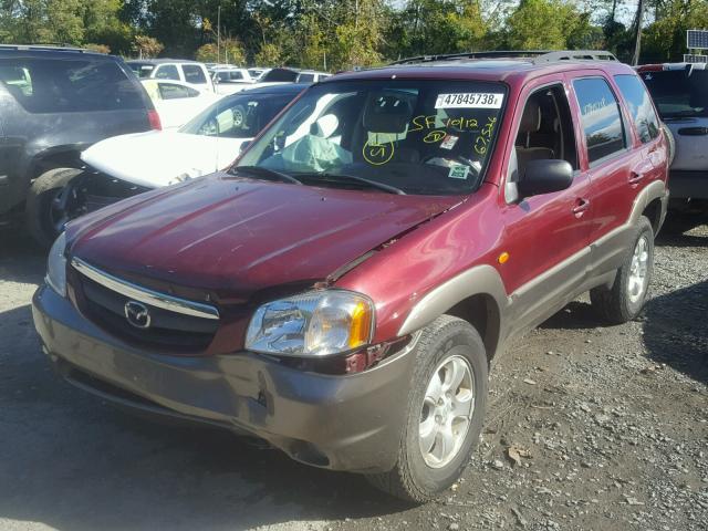 4F2CZ96173KM24193 - 2003 MAZDA TRIBUTE ES MAROON photo 2