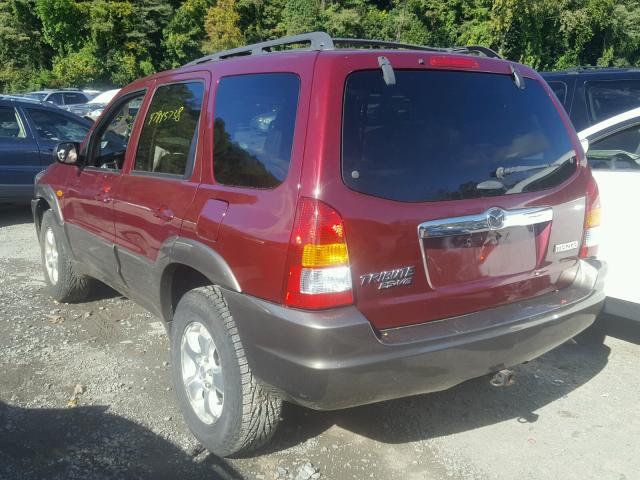 4F2CZ96173KM24193 - 2003 MAZDA TRIBUTE ES MAROON photo 3