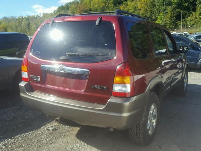 4F2CZ96173KM24193 - 2003 MAZDA TRIBUTE ES MAROON photo 4