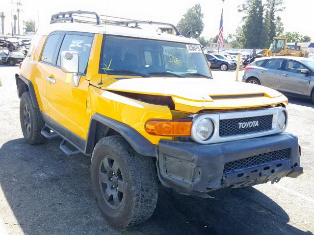 JTEBU4BF0AK091133 - 2010 TOYOTA FJ CRUISER YELLOW photo 1