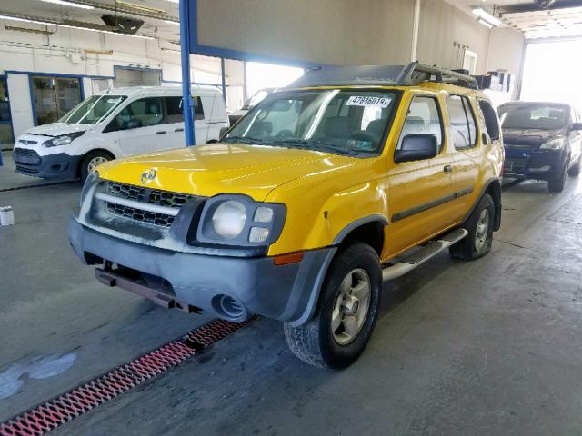 5N1ED28Y34C655849 - 2004 NISSAN XTERRA XE YELLOW photo 2