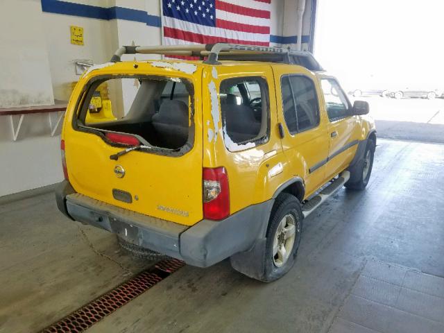 5N1ED28Y34C655849 - 2004 NISSAN XTERRA XE YELLOW photo 4