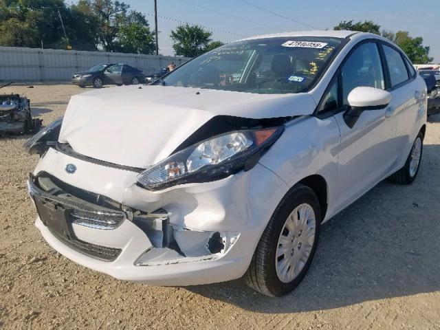 3FADP4AJ9KM110661 - 2019 FORD FIESTA S WHITE photo 2