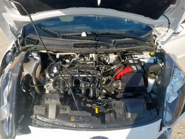 3FADP4AJ9KM110661 - 2019 FORD FIESTA S WHITE photo 7