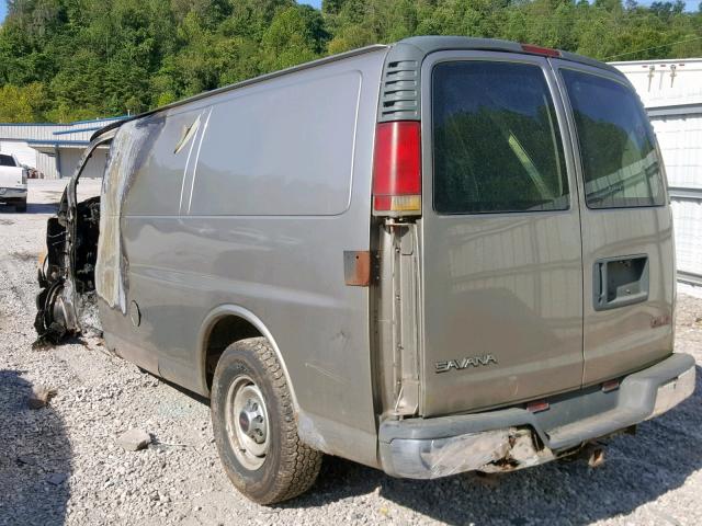 1GTHG35R221153449 - 2002 GMC SAVANA G35 GRAY photo 3